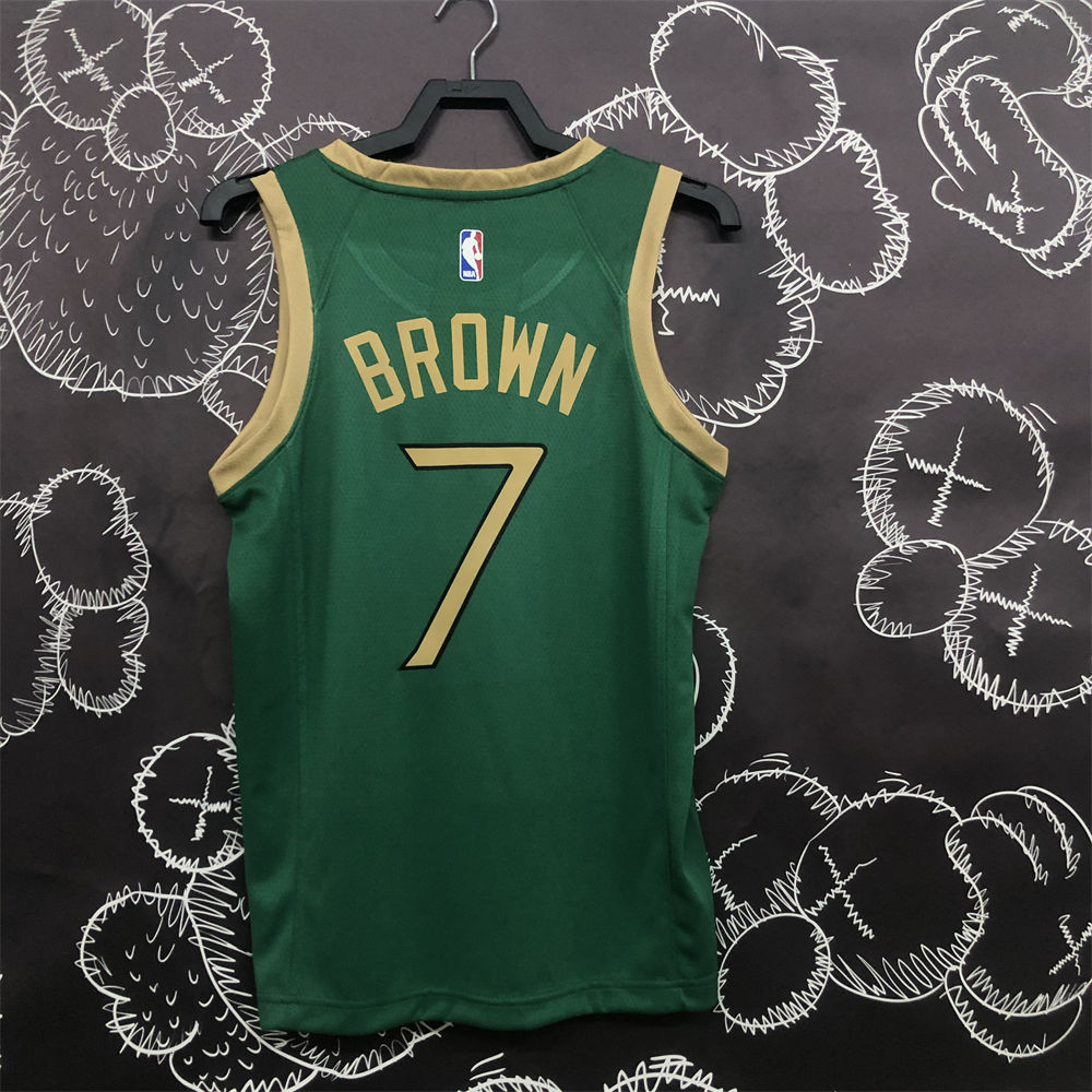 NBA Boston Celtics Round Neck Green Jersey S-XXL