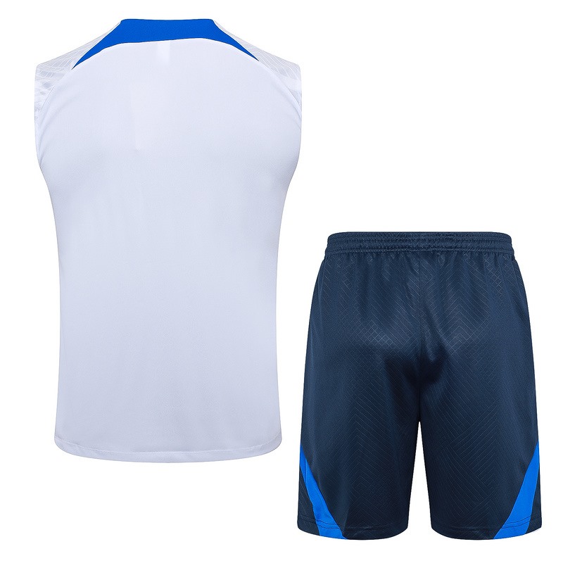 24/25 France White Training Set Shirt and Shorts