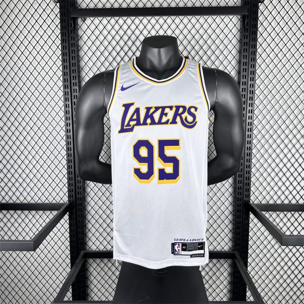 NBA Los Angeles Lakers TASCANO#95 2022/23 White Association Edition Swingman Jersey S-XXL