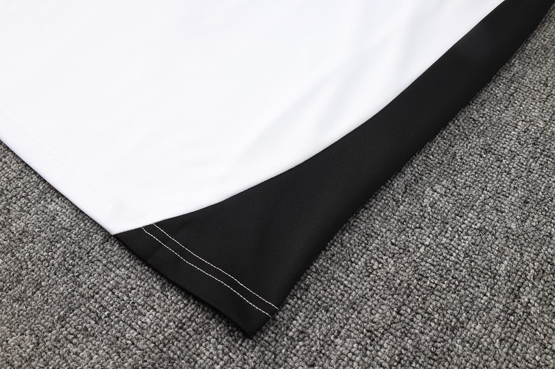 24/25 Germany White Long-sleeved half-pull training kit Football team kit