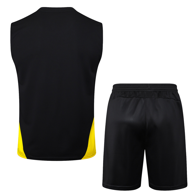 24/25 Dortmund Black Training Set Shirt and Shorts