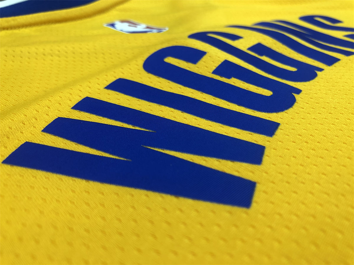 NBA Golden State Warriors V neck Yellow Jersey WIGGINS#22 S-XXL