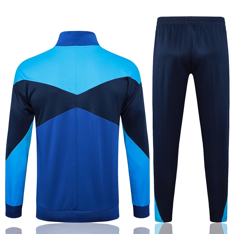 2024/25 Chelsea Blue Jacket Training Suit Set Football Team Shirt Sports Fashion