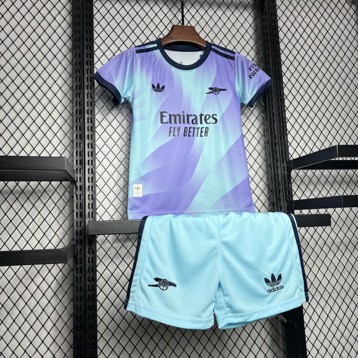 2024/25 Arsenal Third Away jersey Kid Kits Size 16-28