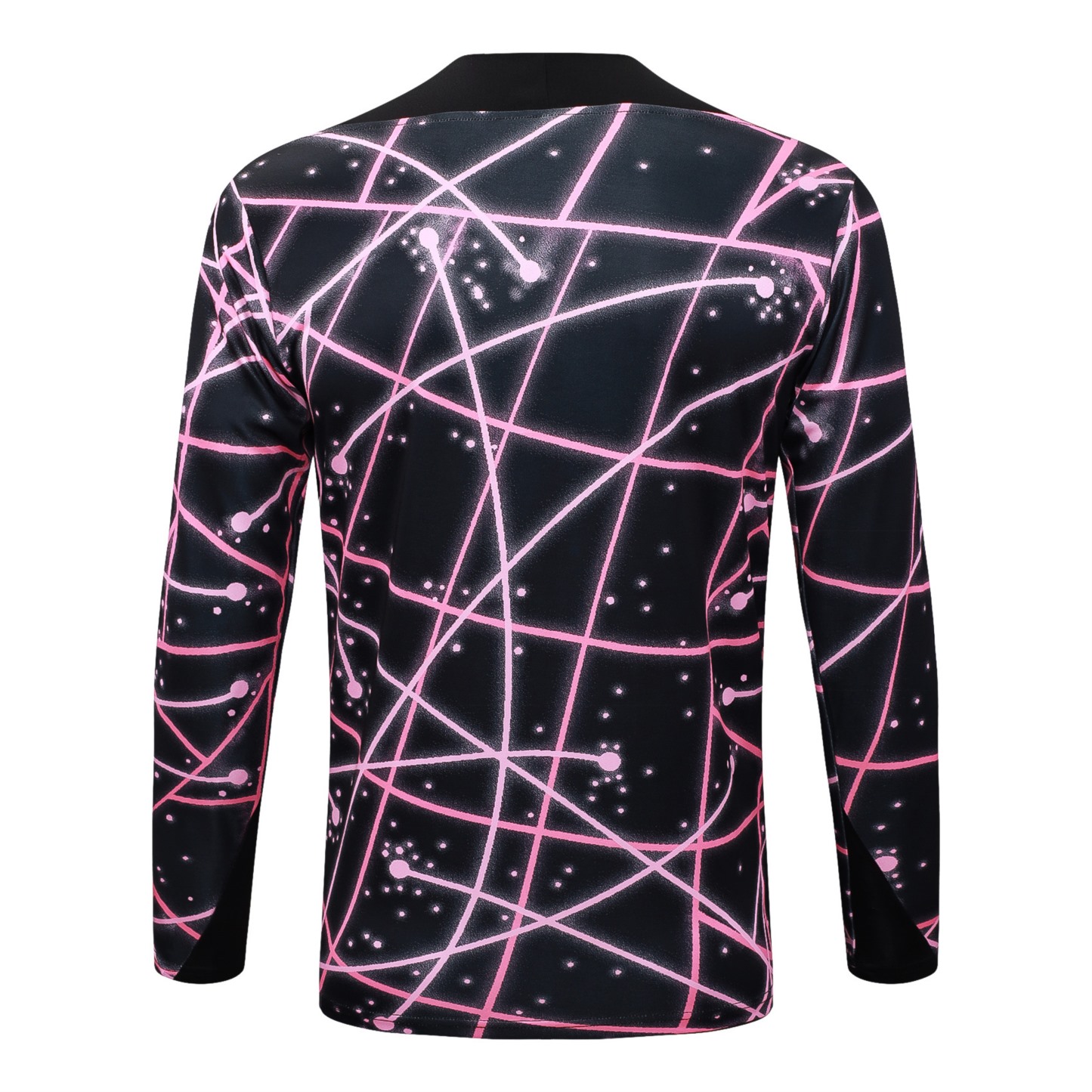 202526 Paris blackish purple Long-sleeved half-pull training kit Football team kit