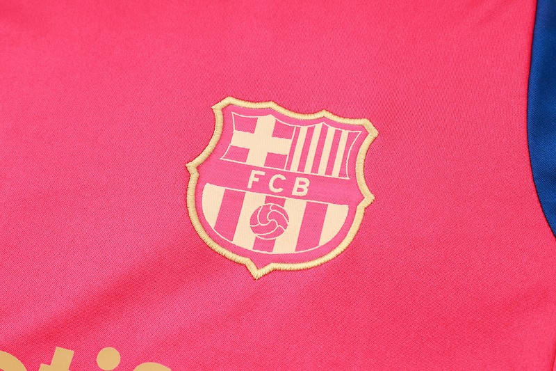 24/25 Barcelona Red Training Set Shirt and Shorts