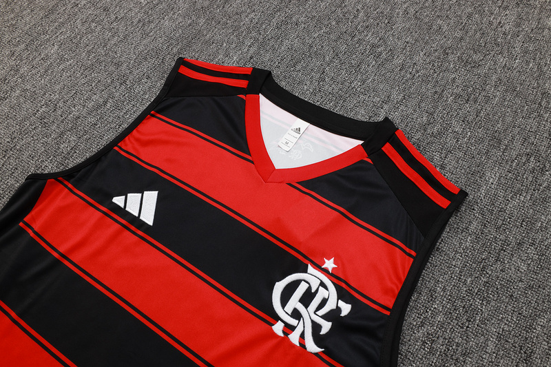 2025/26 Flamengo Red Training Set Shirt and Shorts