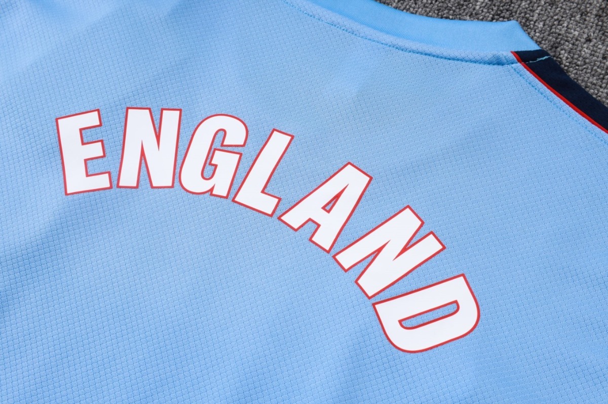 2026 England Light blue Training Set Shirt and Shorts