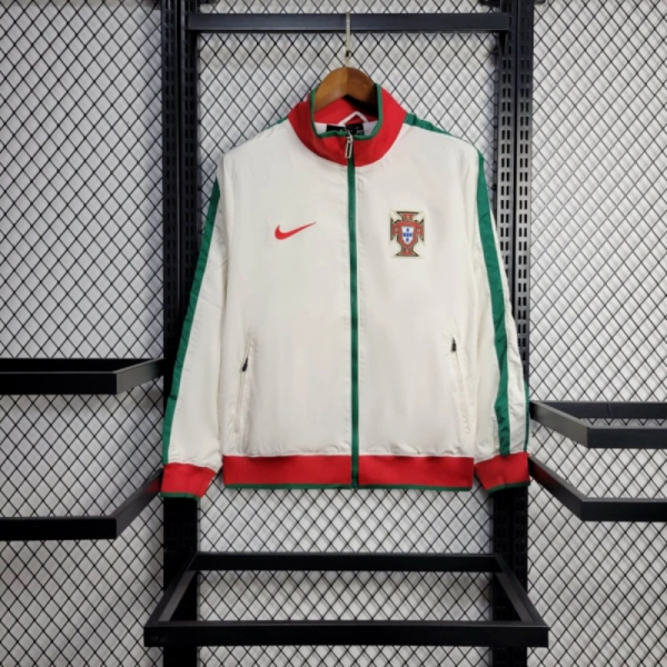 2025 Portugal White Windbreaker Sport Unifom jersey Sport Unifom