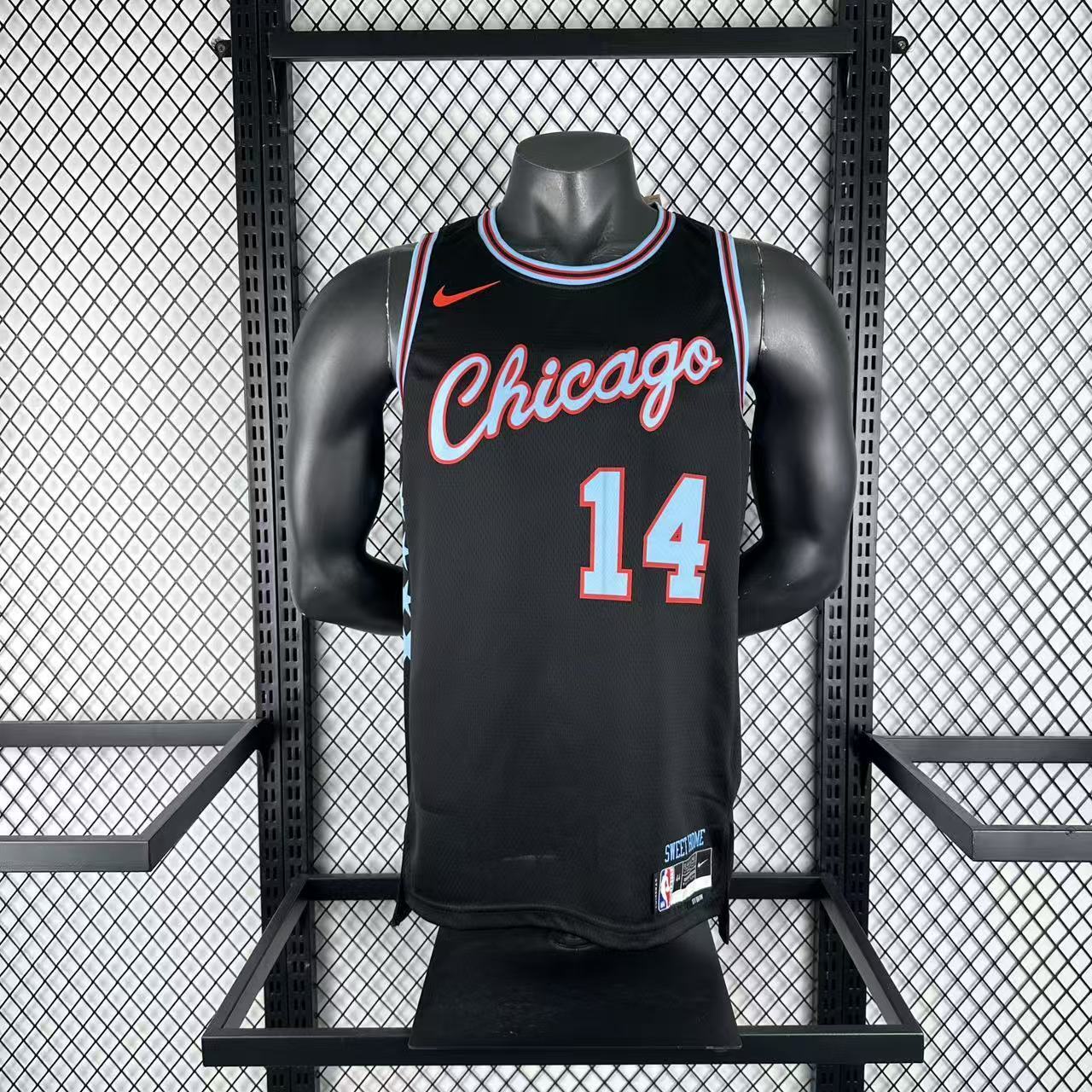 NBA Chicago Bulls 2026 City Edition Black Jersey BUZELIS#14