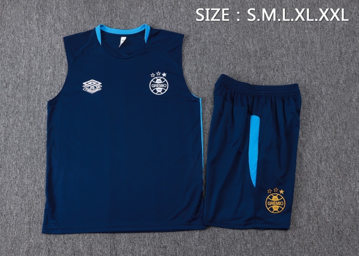 2026 Gremio Royal blue Training Set Shirt and Shorts