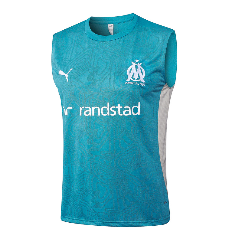 24/25 Marseilles Blue Training Set Shirt and Shorts