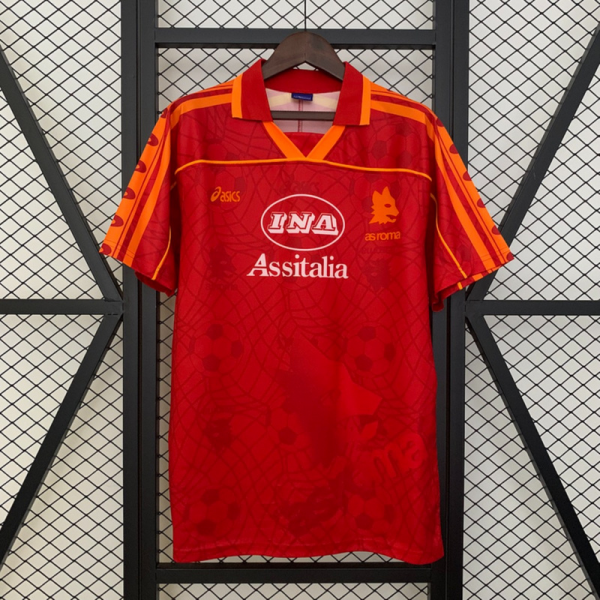 Retro 95/96 Roma Home jersey Fan Version