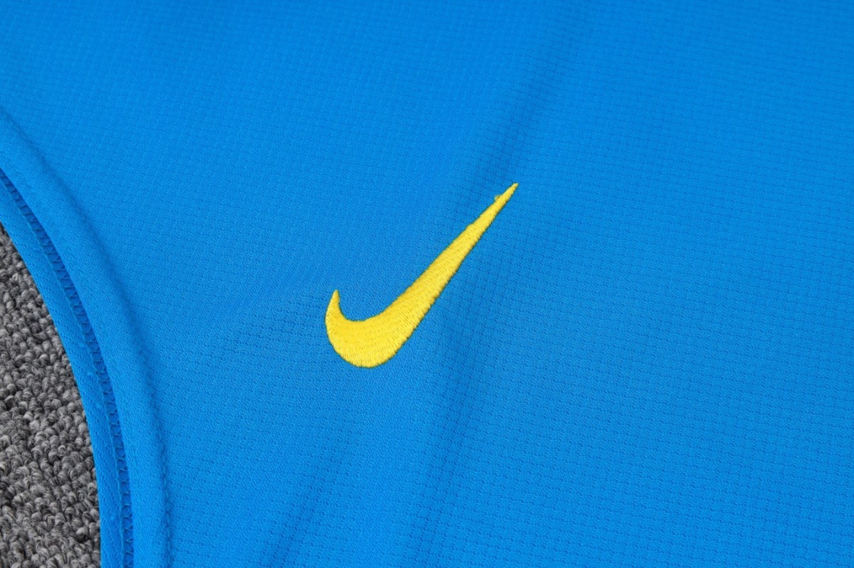 2026 Brazil Lake blue Training Set Shirt and Shorts