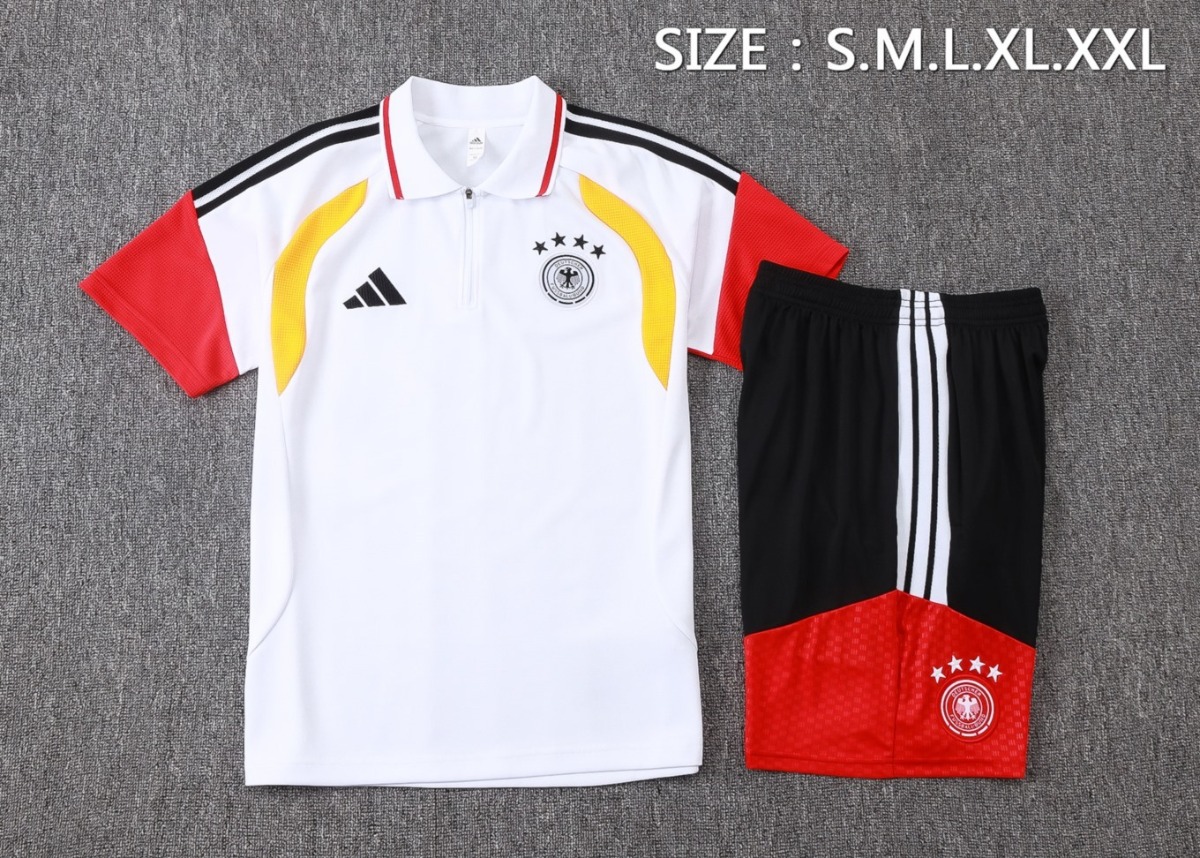 2026 Germany White Training Set Shirt and Shorts2026 Germany White Training Set Shirt and Shorts