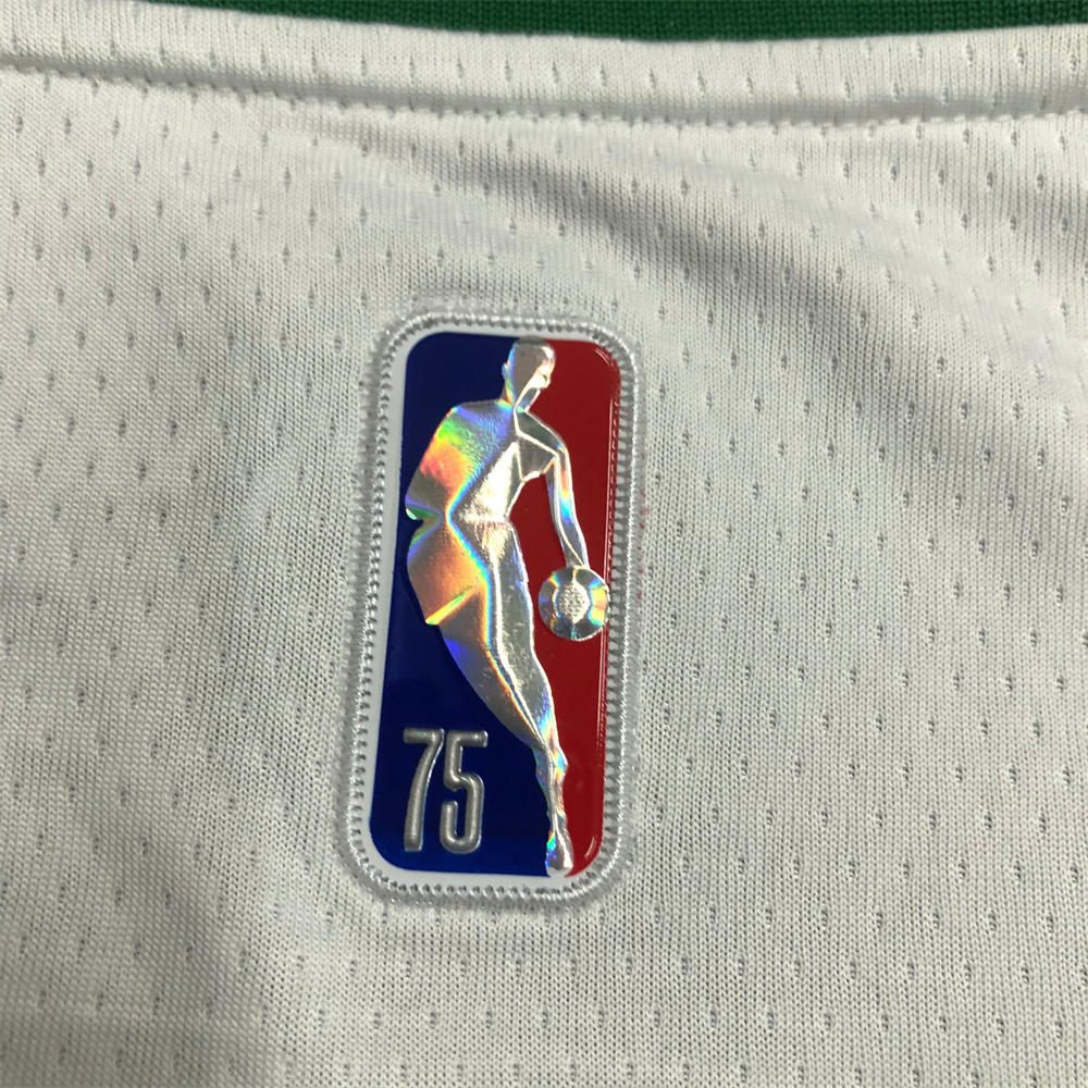 NBA Boston Celtics Round Neck 75th anniversary White Jersey IRVING#11 S-XXL