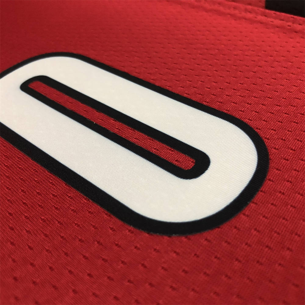 NBA Portland Trail Blazers V-Neck JORDAN Edition White Jersey LILLARD#0 S-XXL