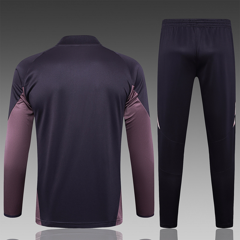 24/25 Arsenal Dark grey Long-sleeved half-pull training kit Football team kit