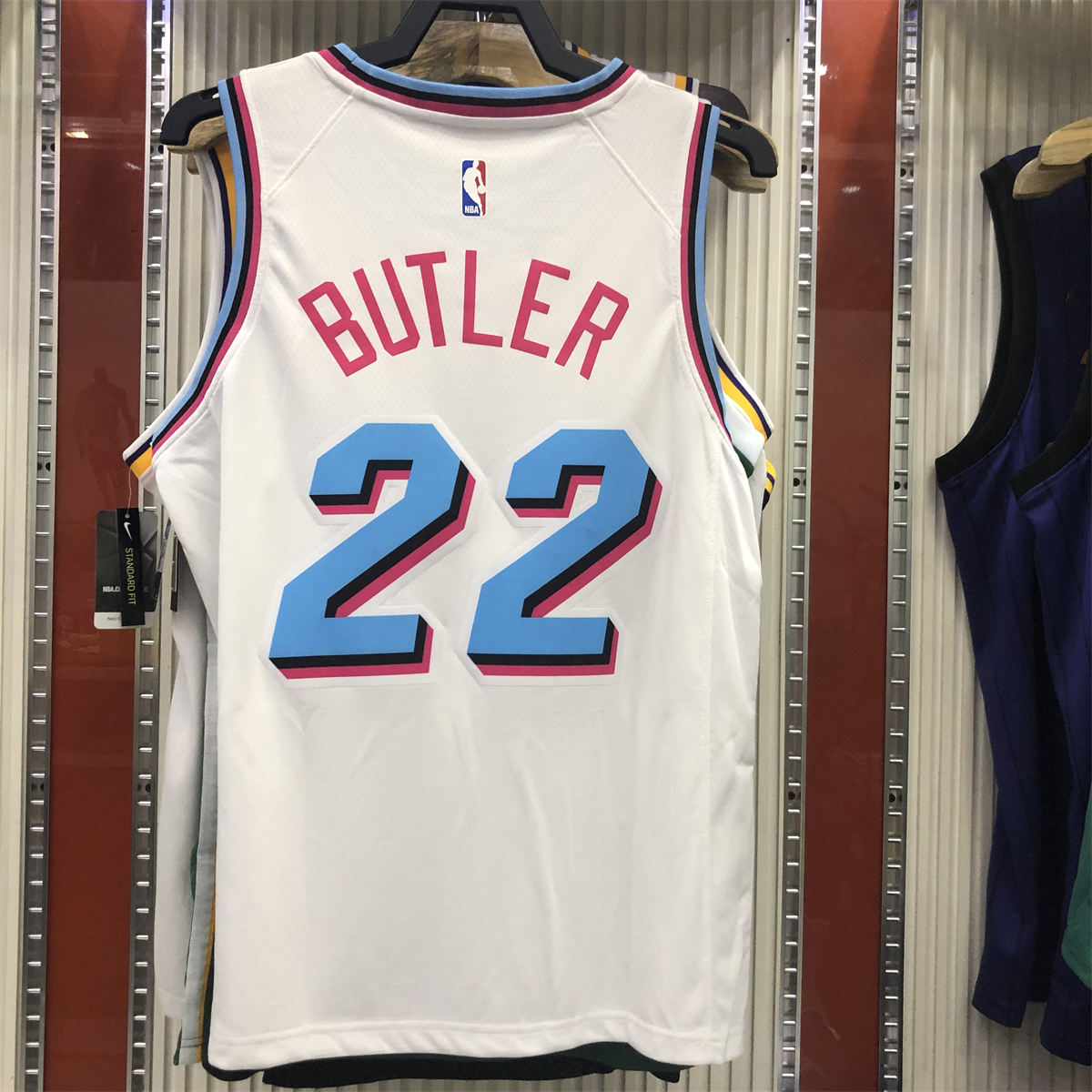 NBA Miami Hearts round neck White Jersey Butler #22 S-XXL