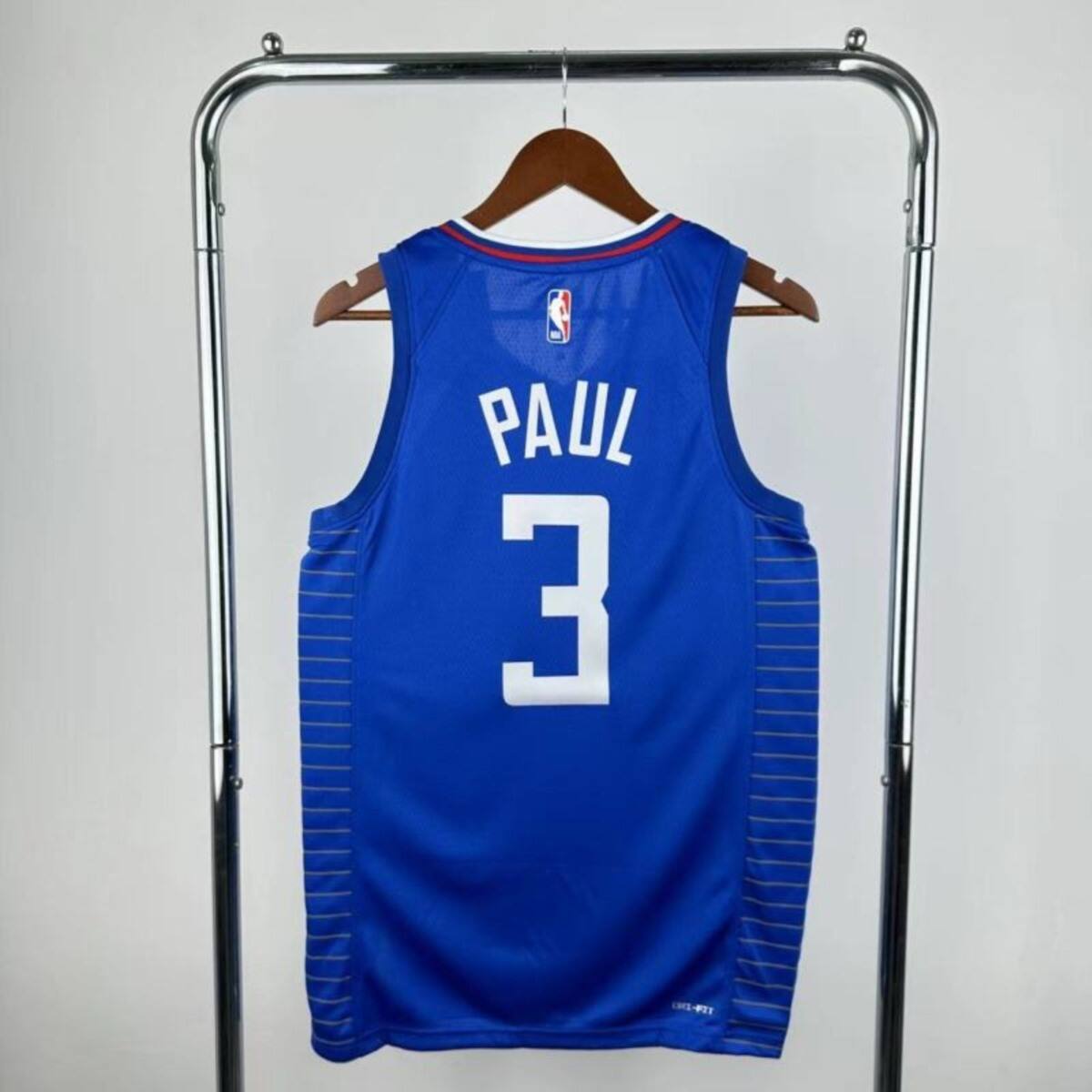 NBA Los Angeles Clippers 2023 V-Neck Blue Jersey PAUL#3 S-XXL