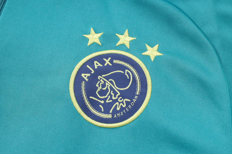 24/25 Ajax Green Long-sleeved half-pull training kit Football team kit