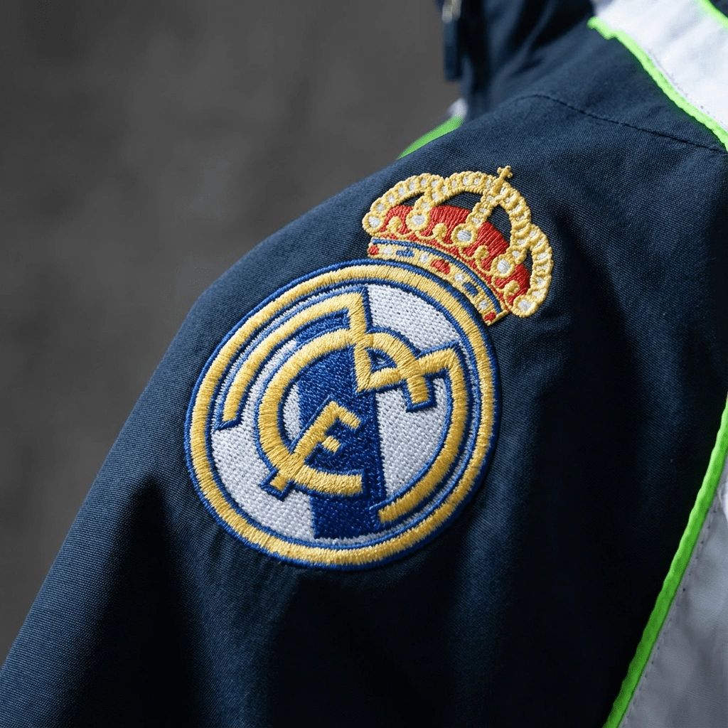 2026 Real Madrid Black Windbreaker Sport Unifom