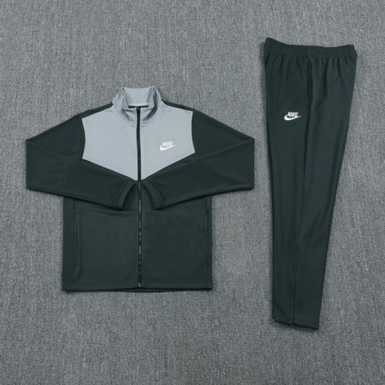 2024 Nike Deep Grey Jacket Training Suit Set Football Team Shirt Sports Fashion