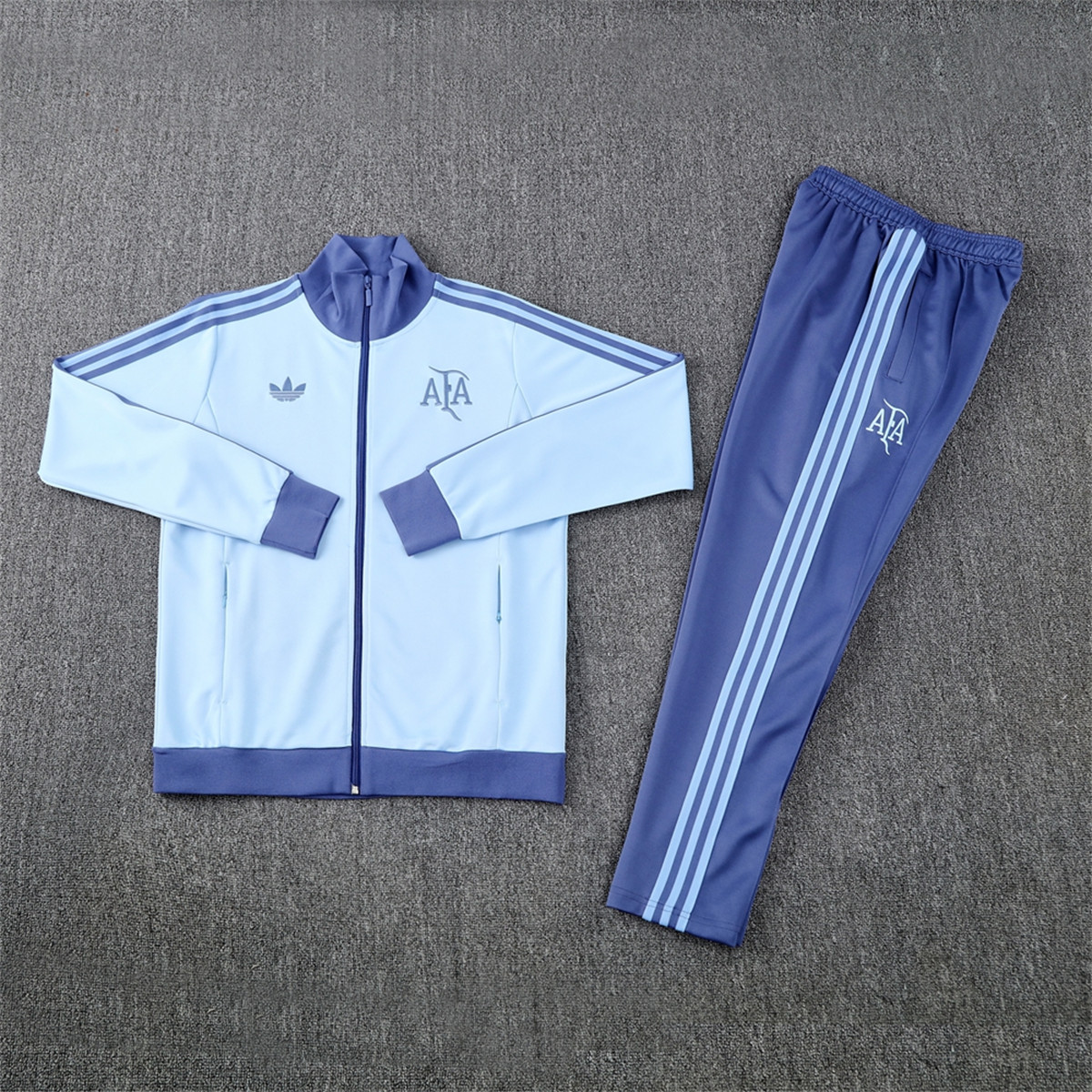 2024 Argentina Light Blue Jacket Training Suit Set Football Team Shirt Sports Fashion