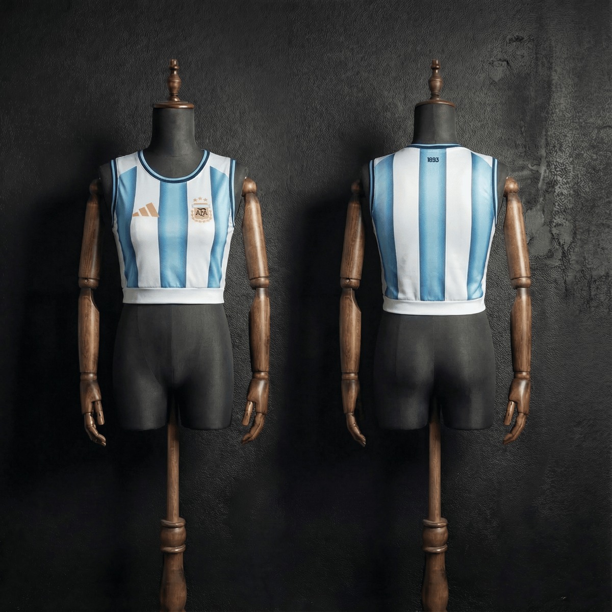 Women's Football Vest Argentina 2026 World Cup Home Jersey