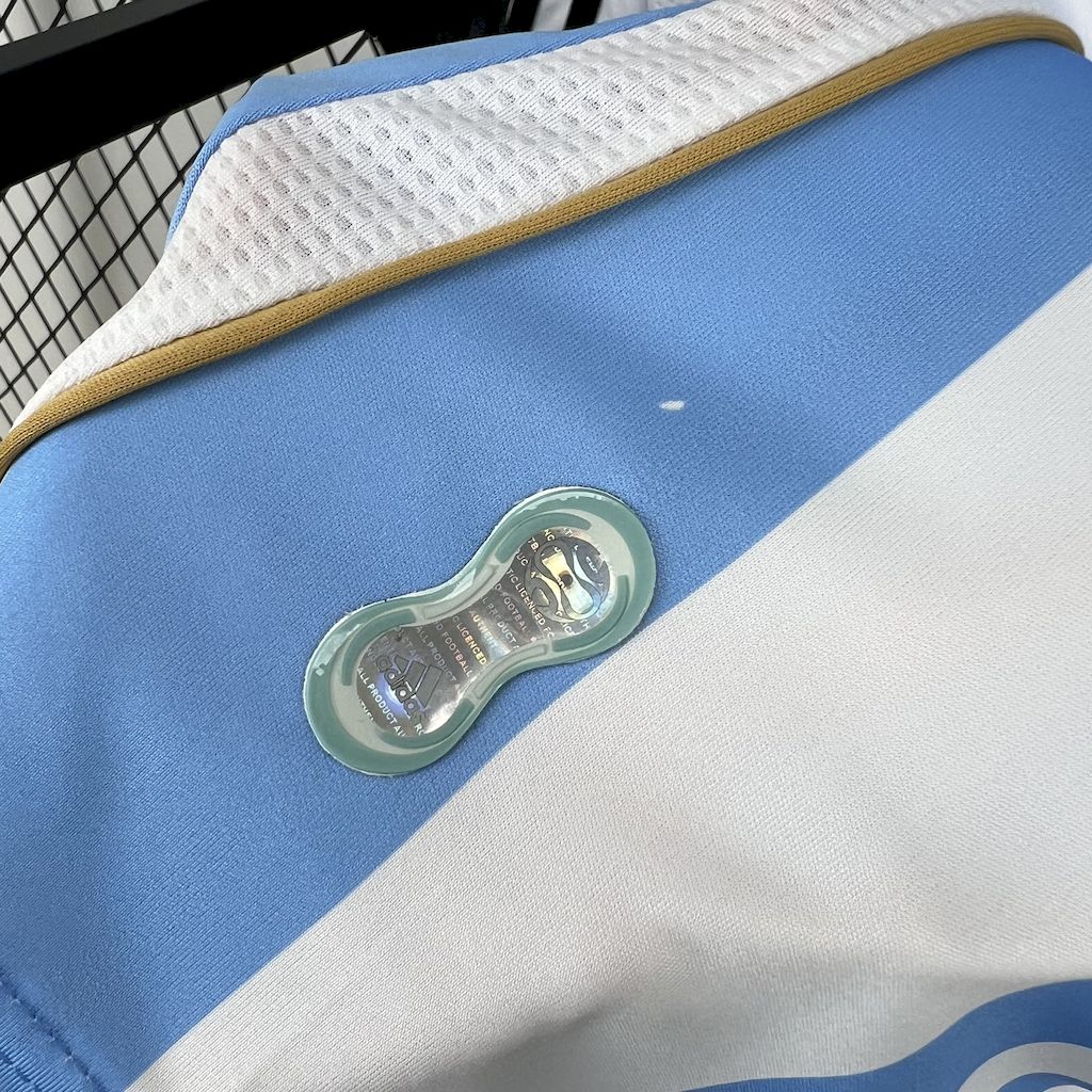 Retro Argentina 06/07 World Cup Home Long Sleeve jersey Fan Version