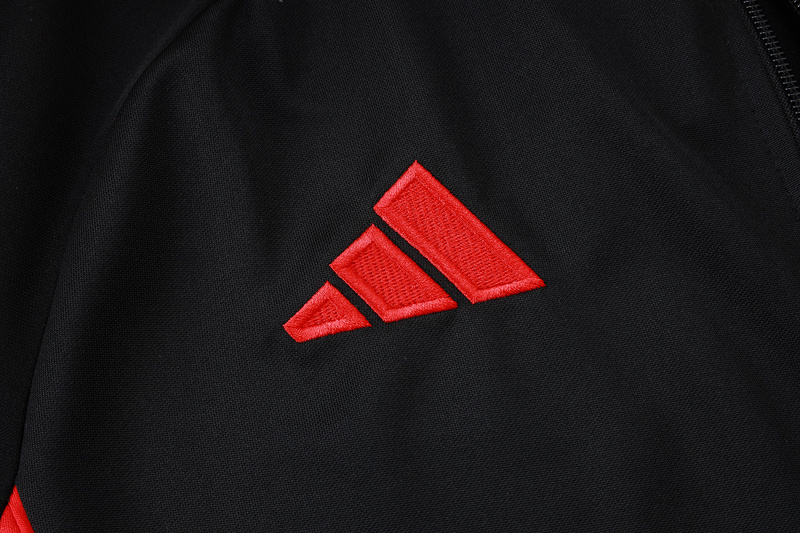 2025/26 Bayern Munich Black Jacket Training Suit Set Football Team Shirt Sports Fashion