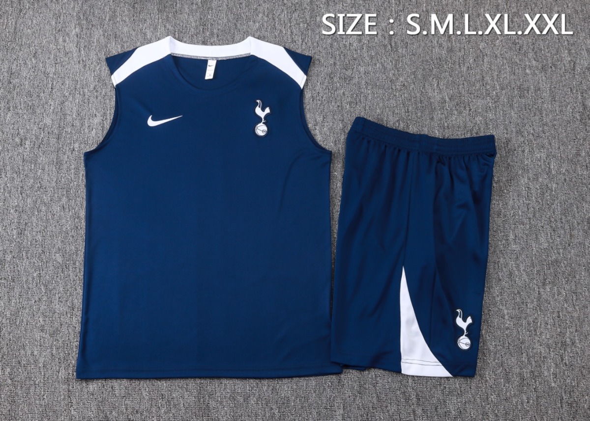 2026 Tottenham Royal blue Training Set Shirt and Shorts