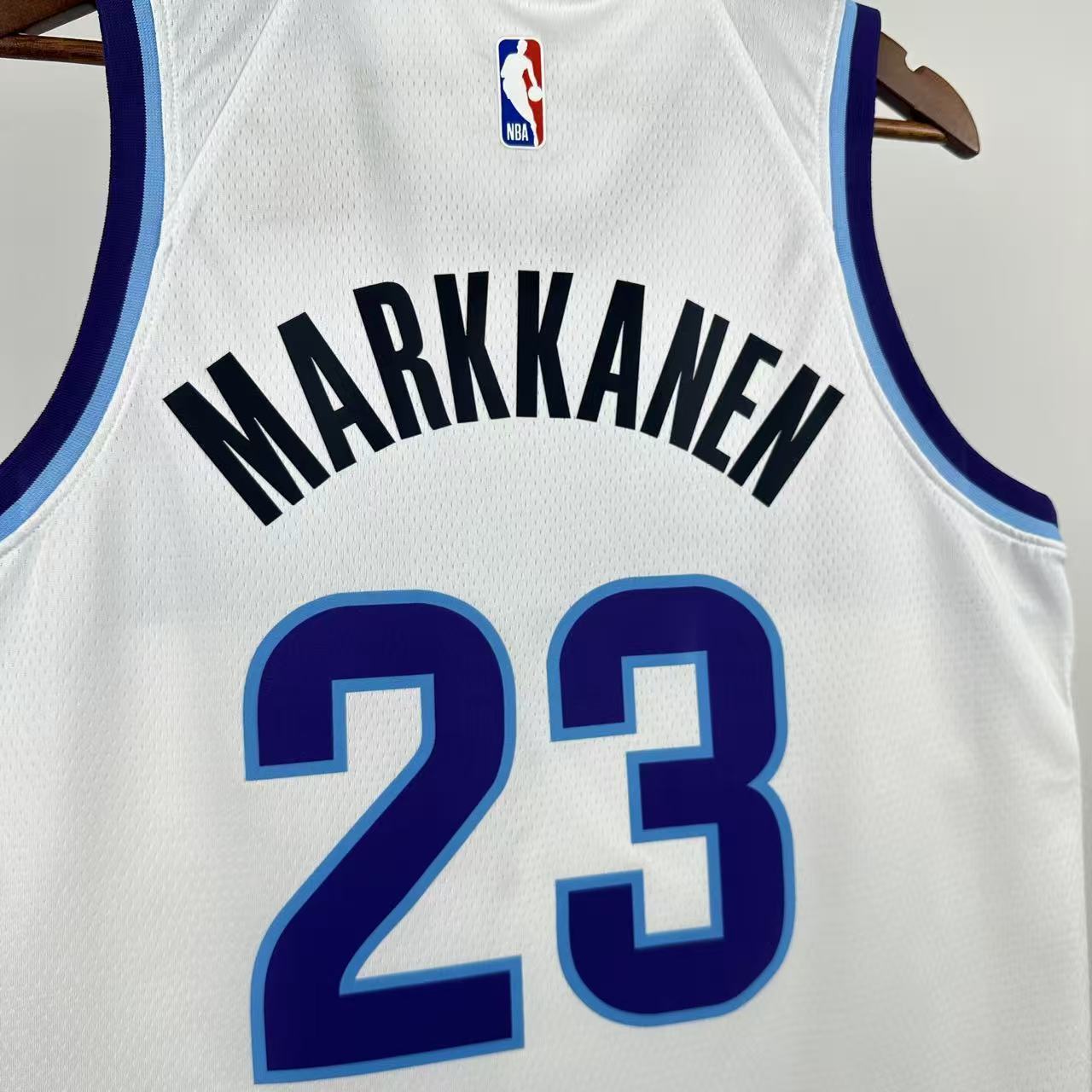 NBA Utah Jazz 2026 White Jersey MARKKANEN#23