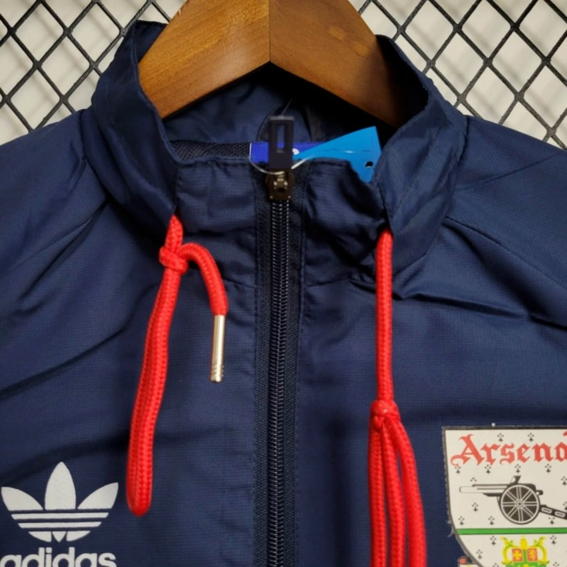 2025 Arsenal Royal Blue Windbreaker Sport Unifom jersey Sport Unifom