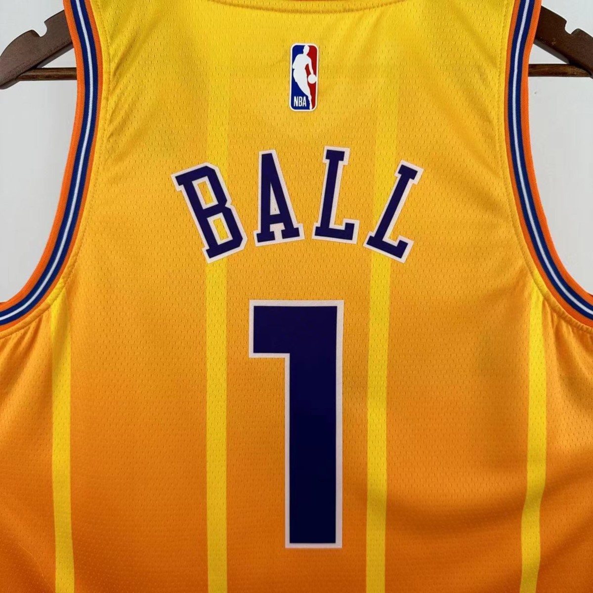 NBA 2026 Charlotte Hornets City Edition Orange Jersey BALL#1