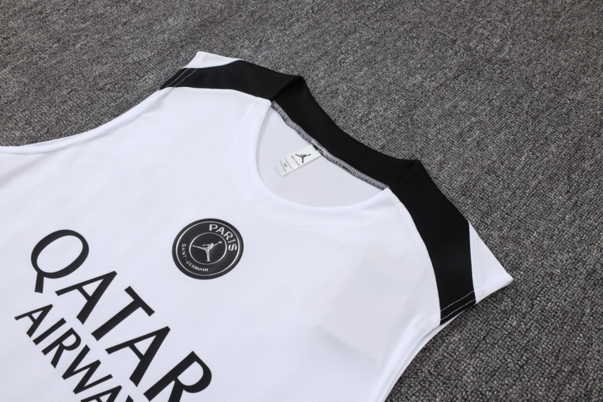 2026 PSG White Training Set Shirt and Shorts