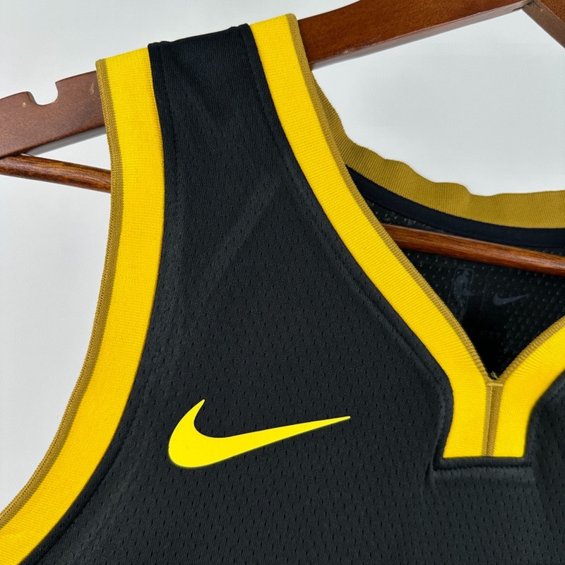 NBA Golden State Warriors 2024 V-Neck City Edition Black Jersey BUTLER Ⅲ #10 S-XXL