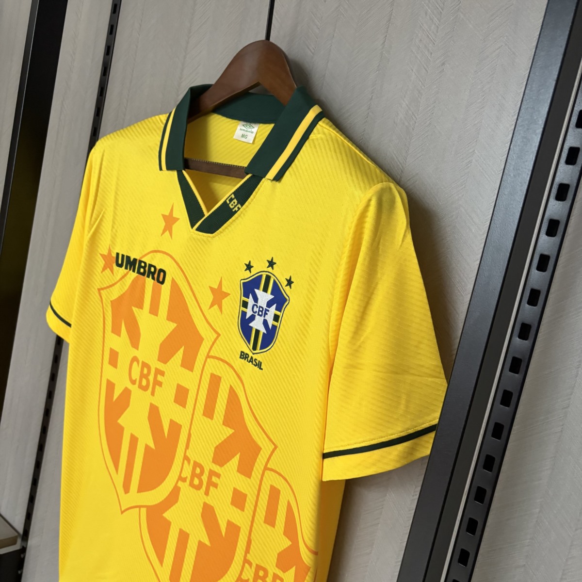Retro 1993/94 Brazil Home Jersey Fan Version