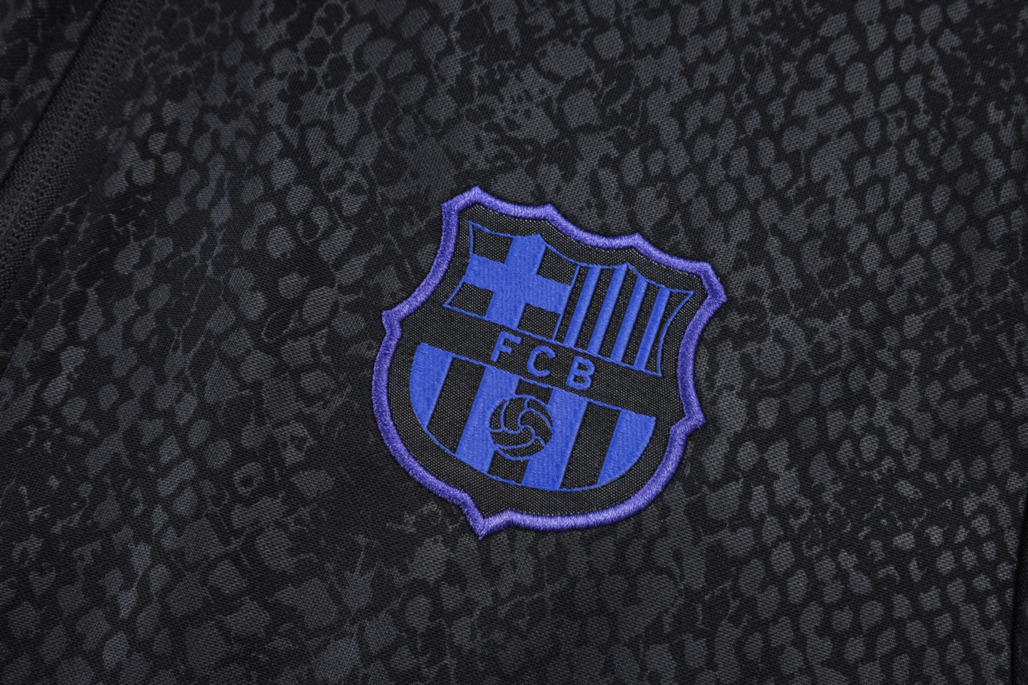 2025/26 Barcelona black Jacket Training Suit Set Football Team Shirt Sports Fashion
