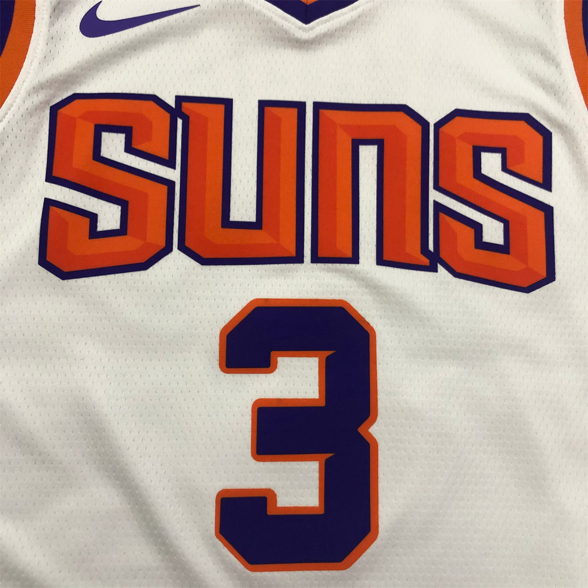 NBA Phoenix Suns V-Neck White jersey PAUL#3 S-XXL