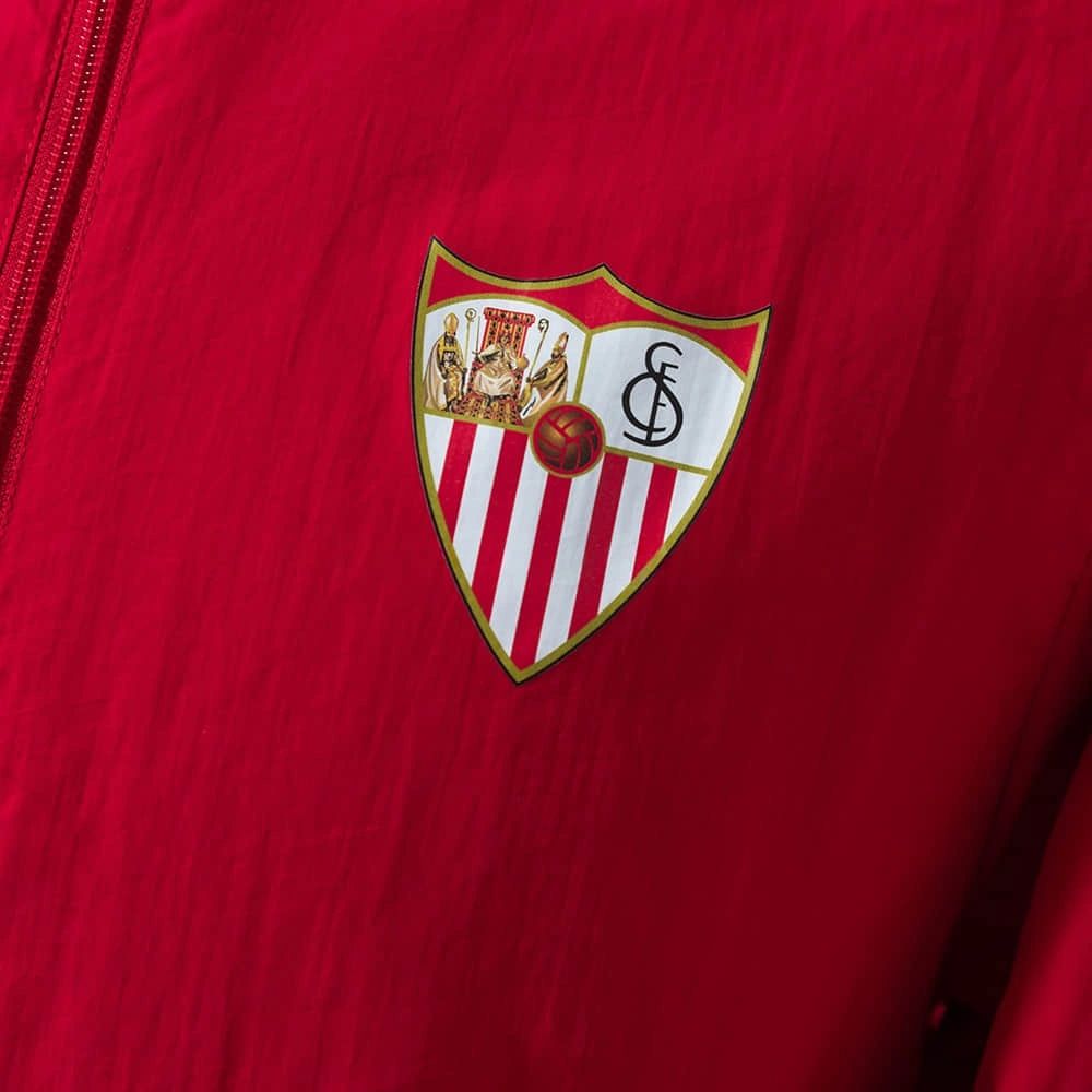 2026 Sevilla FC Red and White Reversible Jacket Windbreaker Sport Unifom