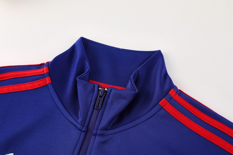 2024 Arsenal Royal Blue Jacket Training Suit Set Football Team Shirt Sports Fashion