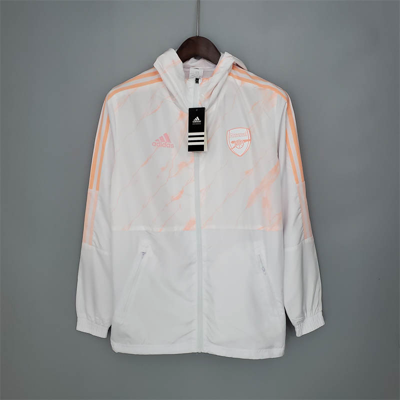 21/22 Windbreaker Arsenal White Sport Unifom jersey Sport Unifom