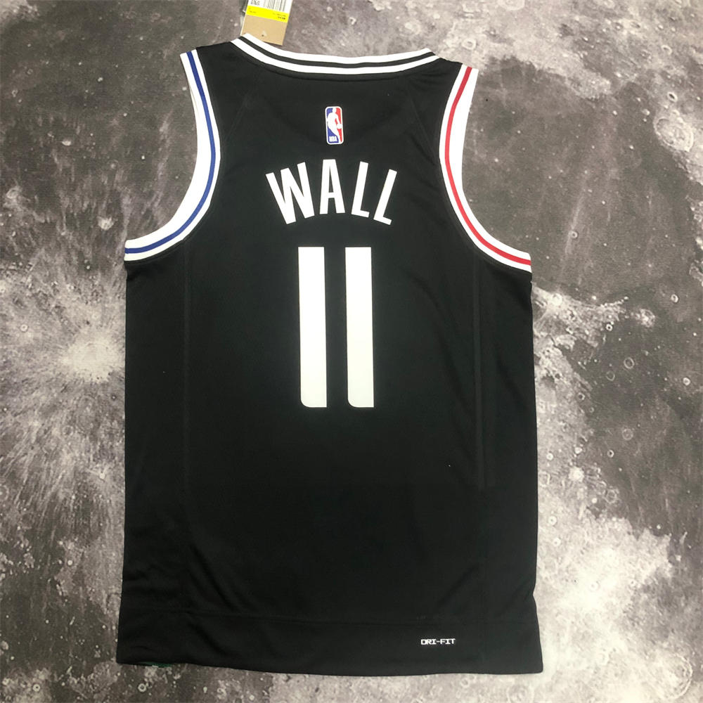 NBA Los Angeles Clippers V-Neck Black Jersey S-XXL