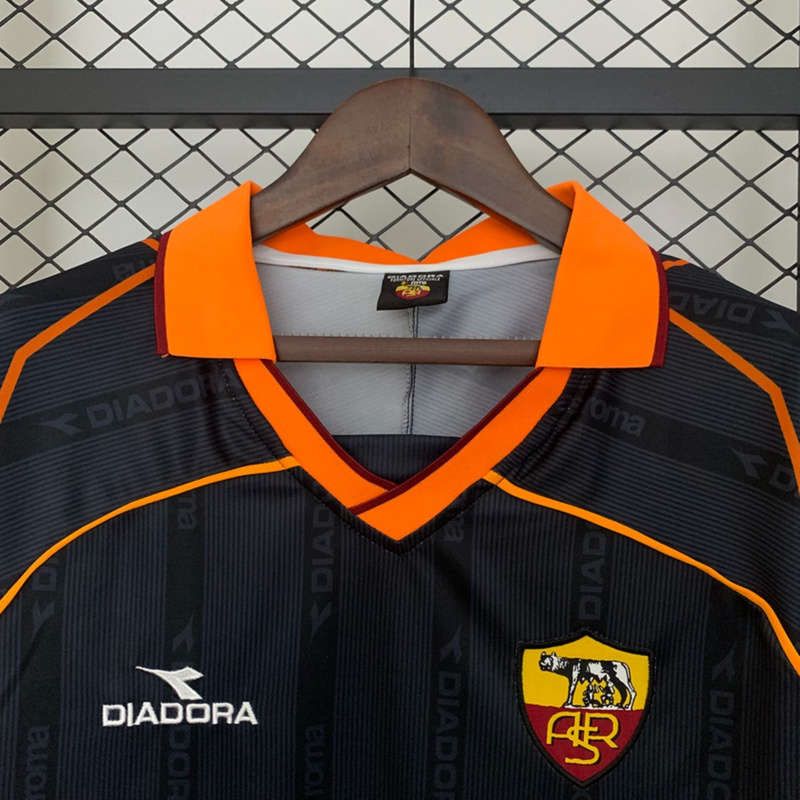 Retro 99/00 Roma Second Away jersey Fan Version