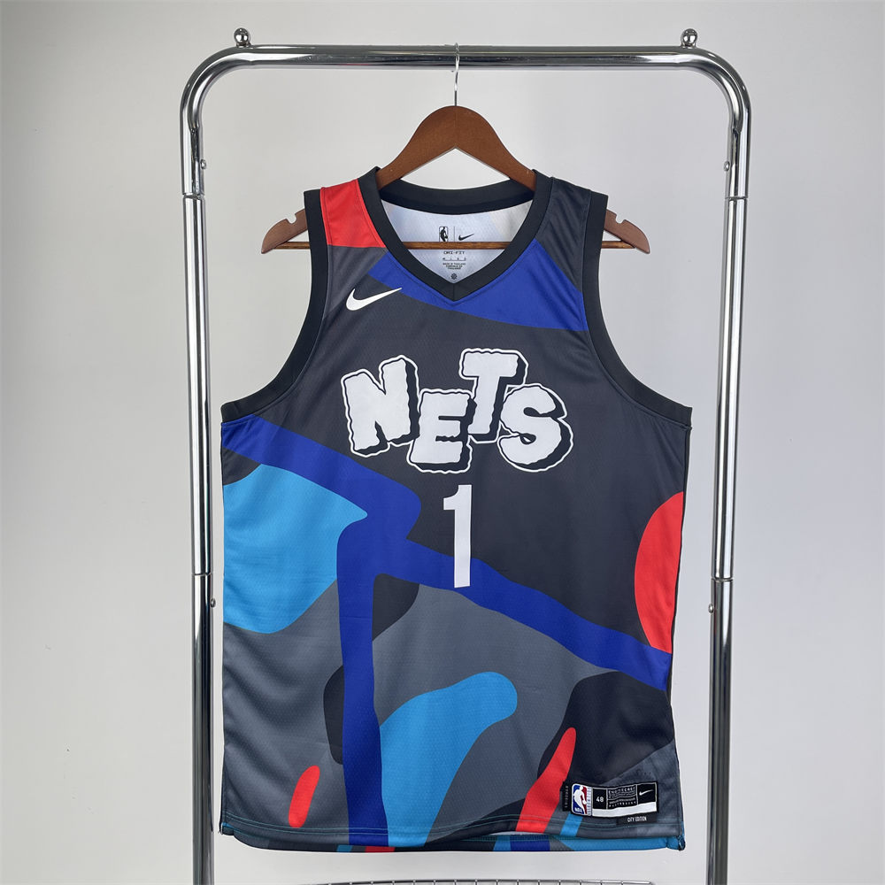 NBA Brooklyn Nets BRIDGES#1 2023/24 City Edition Swingman Jersey S--XXL