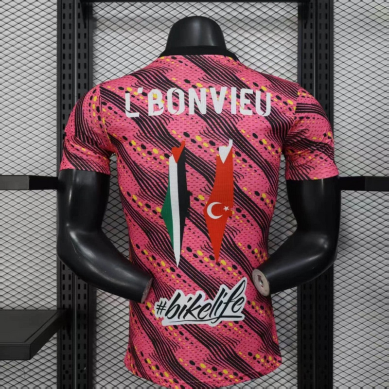 2025/26 Palestino Special Edition Pink jersey Player Version