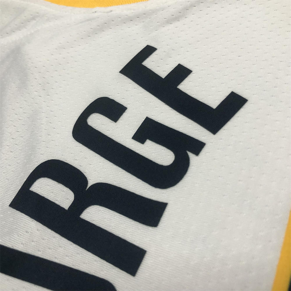 NBA Indiana Pacers V-Neck White Jersey GEORGE#13 S-XXL