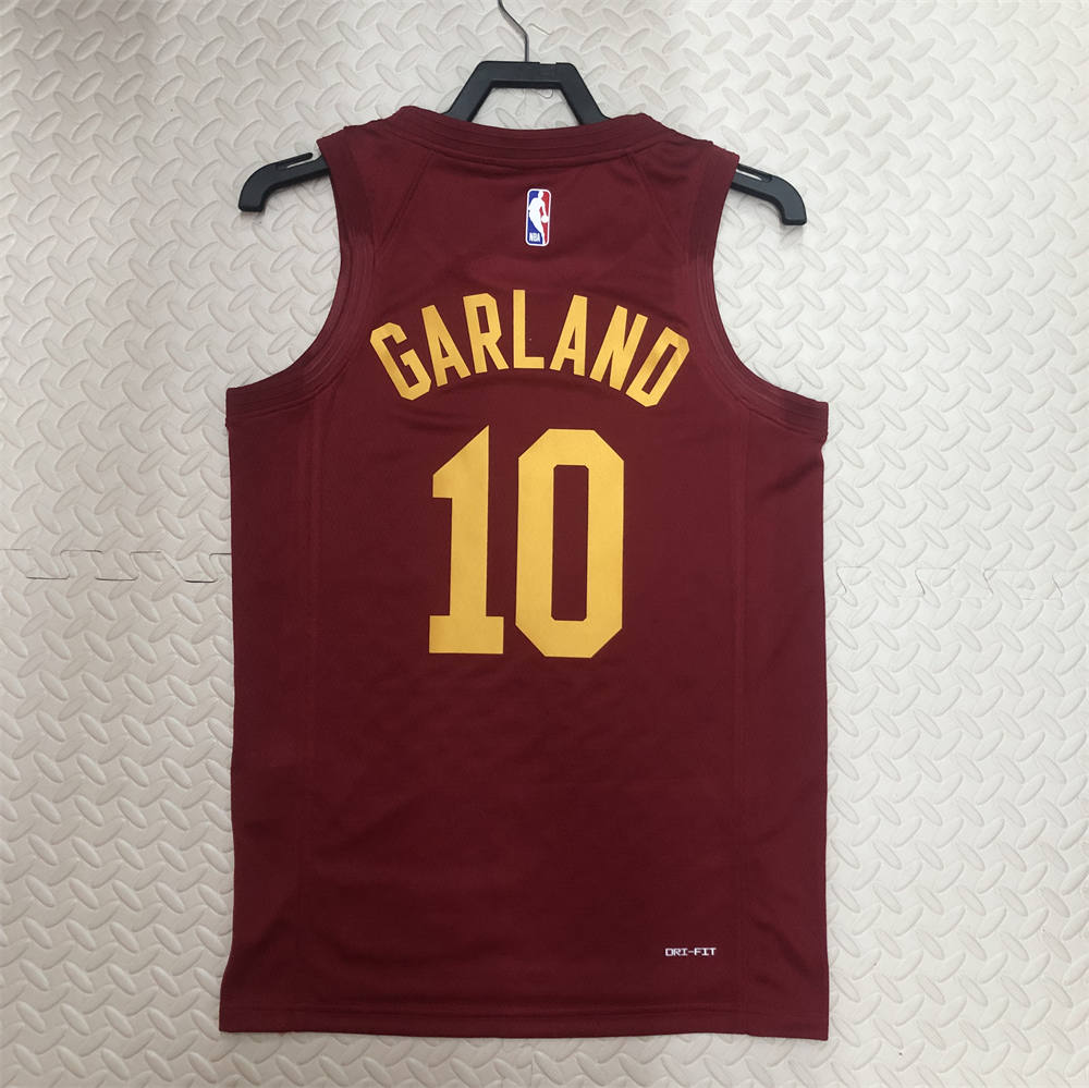 NBA Cleverland Cavaliers Round Neck Red jersey GARLAND#10 S-XXL