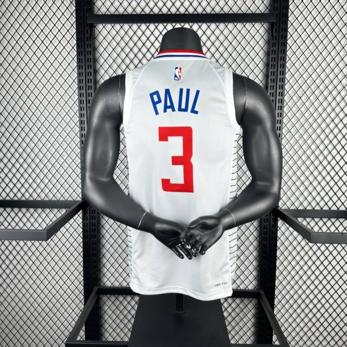 NBA Los Angeles Clippers 24/25 Round Neck White Jersey PAUL#3 S-XXL